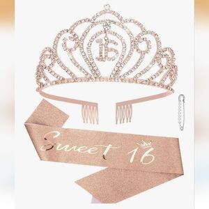 16th Birthday Tiara and Sash